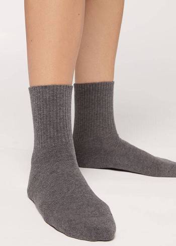 Férfi Calzedonia Crew Sport Zokni Szürke | HU2835HK