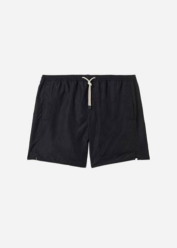 Férfi Calzedonia Formentera Eco Sport Úszónadrágok Fekete | HU2928DN
