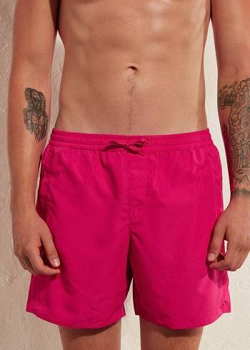 Férfi Calzedonia Formentera Sport Úszónadrágok Rózsaszín | HU2947ZG