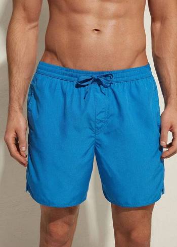Férfi Calzedonia Formentera Úszónadrágok Kék | HU2910DN