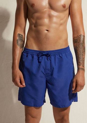 Férfi Calzedonia Formentera Úszónadrágok Kék | HU2933IS