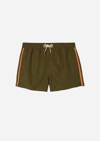 Férfi Calzedonia Ibiza Eco Úszónadrágok Zöld | HU2932OR