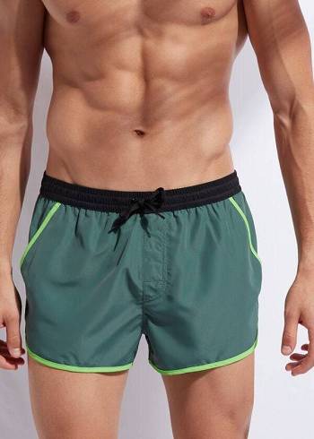 Férfi Calzedonia Venice Beach Úszónadrágok Zöld | HU2912AP
