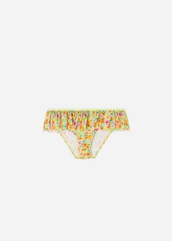 Gyerek Calzedonia Bottom Siviglia Fürdőruha Sárga | HU3034RW