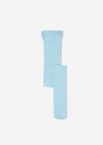 Gyerek Calzedonia Fishnet Harisnyanadrág Kék | HU2973ZG