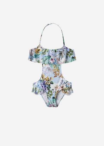Gyerek Calzedonia One Piece Atene Fürdőruha Kék | HU3043XF