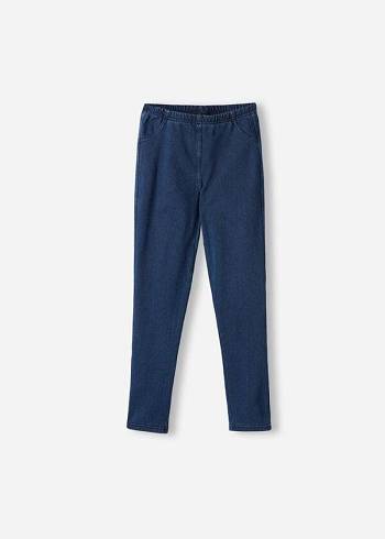 Gyerek Calzedonia Thermal Denim Leggings Kék | HU3147UT