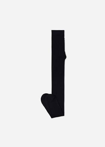 Gyerek Calzedonia Thermal Harisnyanadrág Fekete | HU3014BC