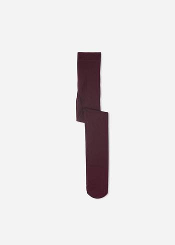 Gyerek Calzedonia Thermal Harisnyanadrág Bordó | HU3016CE