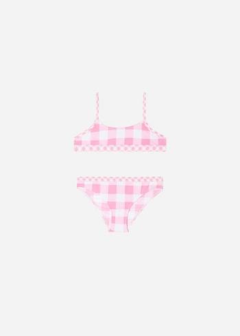 Gyerek Calzedonia Two Piece Lione Fürdőruha Rózsaszín | HU3059YU