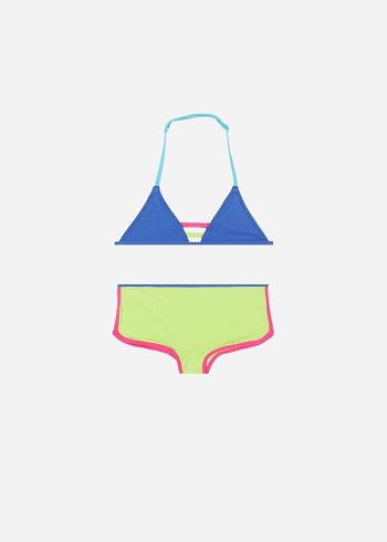 Gyerek Calzedonia Two Piece Tokyo Eco Fürdőruha Kék | HU3067HK