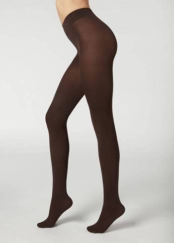 Női Calzedonia 50 Denier Total Kényelem Soft Touch Opaque Sexy Harisnyanadrág Kávé | HU1034VD