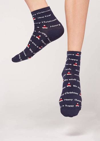 Női Calzedonia Christmas Series Rövid Zokni Lila | HU2368PQ