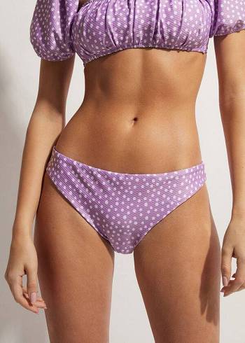 Női Calzedonia Cipro Bikini Alsó Lila | HU1360AP