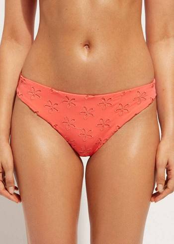 Női Calzedonia Corfù Bikini Alsó Korall Narancssárga | HU1372VD