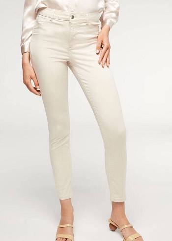 Női Calzedonia Eco Light Push Up Denim Farmer Nadrág Barna Bézs | HU2580YU