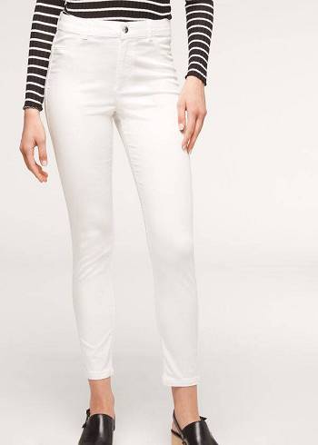 Női Calzedonia Eco Light Push Up Denim Farmer Nadrág Fehér | HU2581TV