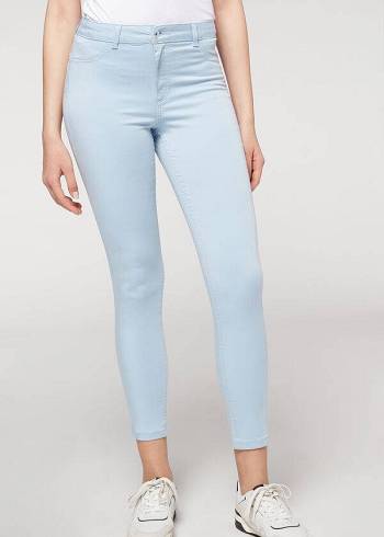 Női Calzedonia Eco Light Push Up Denim Farmer Nadrág Bézs | HU2585QZ