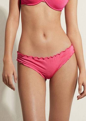 Női Calzedonia Formentera Bikini Alsó Fukszia | HU1383IS