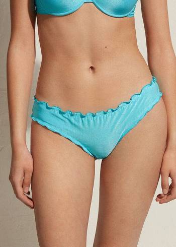 Női Calzedonia Formentera Bikini Alsó Türkiz | HU1380TV