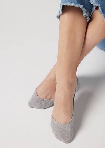 Női Calzedonia Invisible low cut Zokni Szürke | HU2211RW