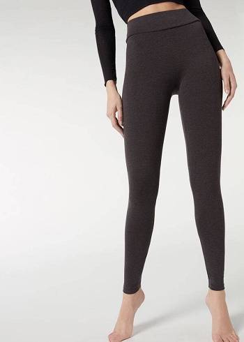 Női Calzedonia Pamut Leggings Szürke | HU2637WY